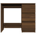 Desk Brown Oak 90x45x76 cm Engineered Wood.