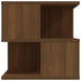 Side Table Brown Oak 40x40x40 cm Engineered Wood.