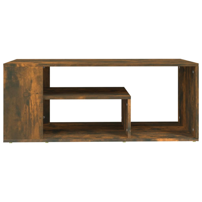 Coffee Table Smoked Oak 100x50x40 cm Engineered Wood.
