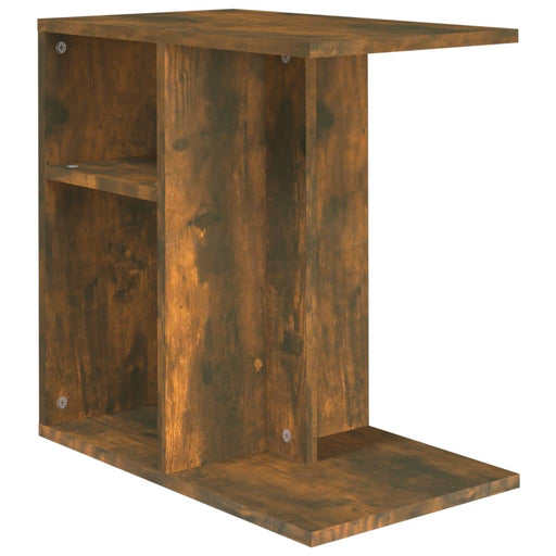 Side Table Smoked Oak 50x30x50 cm Engineered Wood.