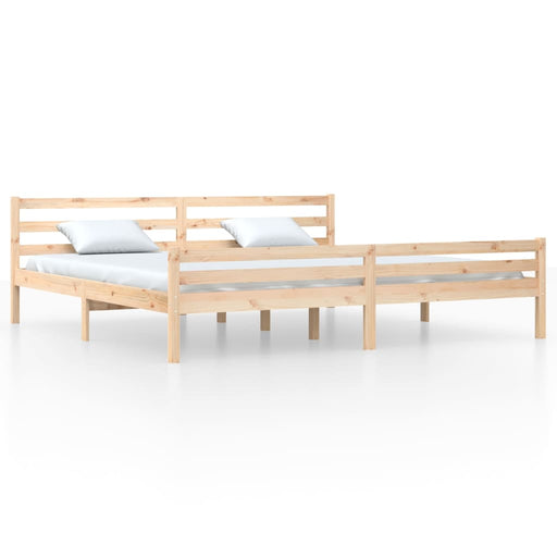 Bed Frame Solid Wood 180x200 cm 6FT Super King.