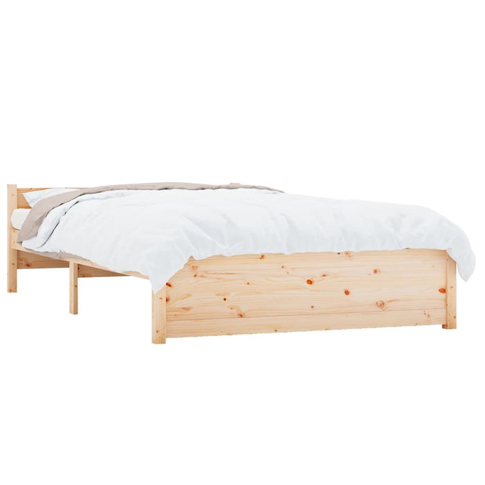 Bed Frame Solid Wood 140x200 cm.