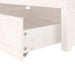 Bed Frame with Drawers White 90x190 cm 3FT Single.