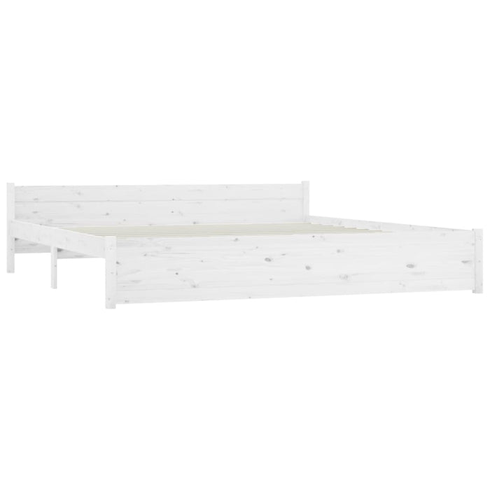 Bed Frame with Drawers White 180x200 cm 6FT Super King.