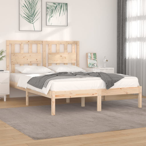Bed Frame Solid Wood Pine 120x200 cm.