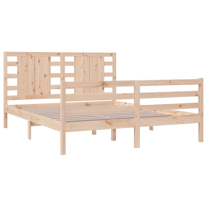 Bed Frame Solid Wood Pine 180x200 cm 6FT Super King.