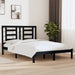 Bed Frame Black Solid Wood Pine 150x200 cm 5FT King Size.