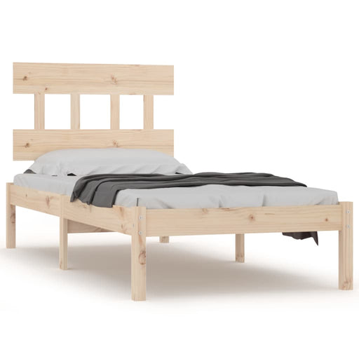 Bed Frame Solid Wood 100x200 cm.