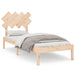 Bed Frame 90x190 cm 3FT Single Solid Wood.