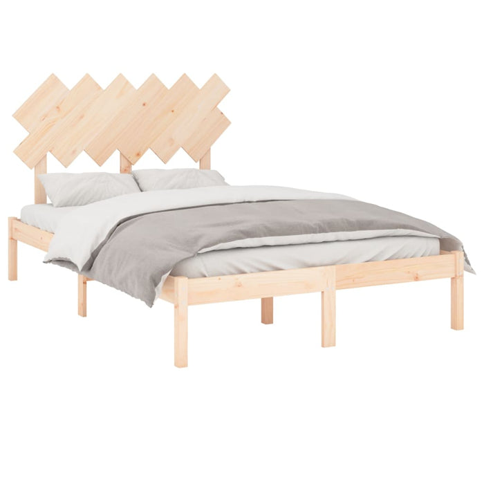 Bed Frame 120x190 cm 4FT Small Double Solid Wood.