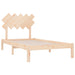 Bed Frame 100x200 cm Solid Wood.
