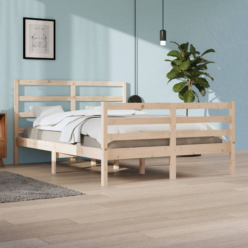 Bed Frame Solid Wood Pine 160x200 cm.
