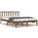 Bed Frame Honey Brown Solid Wood Pine 120x190 cm 4FT Small Double.
