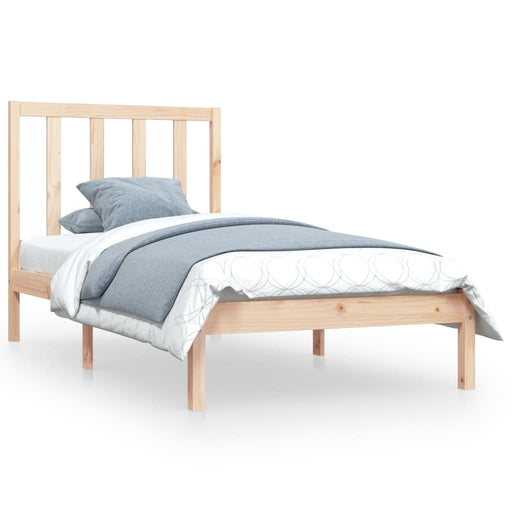 Bed Frame Solid Wood Pine 100x200 cm.