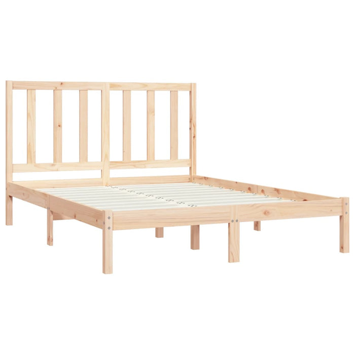 Bed Frame Solid Wood Pine 120 cm