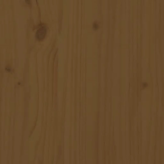 Bed Frame Honey Brown Solid Wood Pine 120 cm