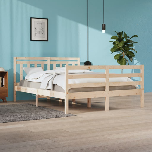 Bed Frame Solid Wood 160x200 cm.