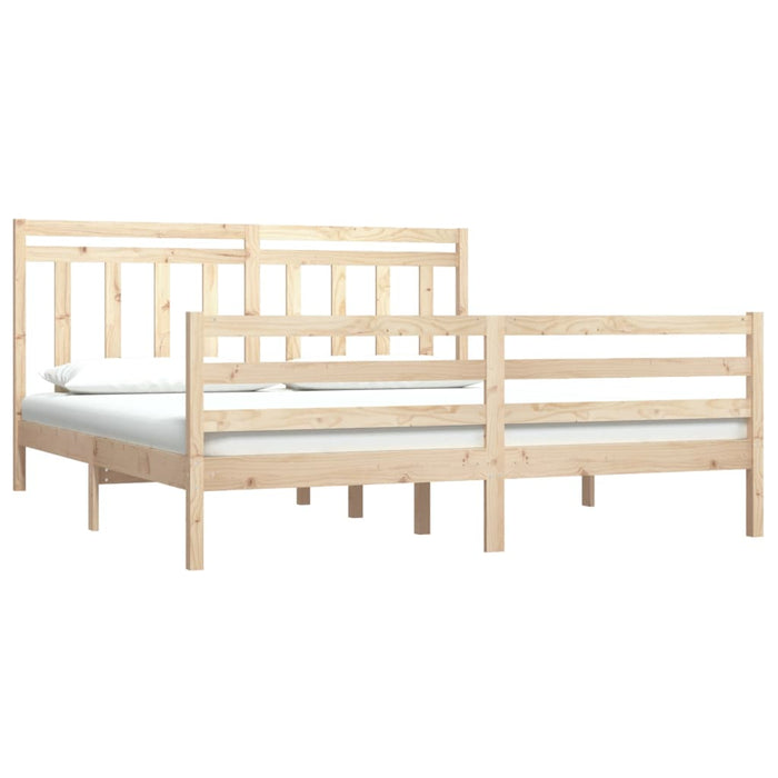 Bed Frame Solid Wood 180x200 cm 6FT Super King.