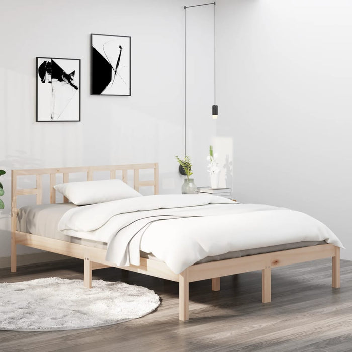 Bed Frame Solid Wood 120x200 cm.