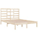Bed Frame Solid Wood 135x190 cm 4FT6 Double.