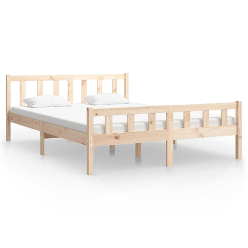 Bed Frame Solid Wood 140x200 cm.