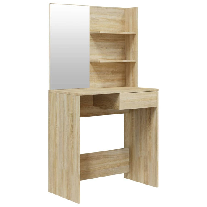 Dressing Table with Mirror Sonoma Oak