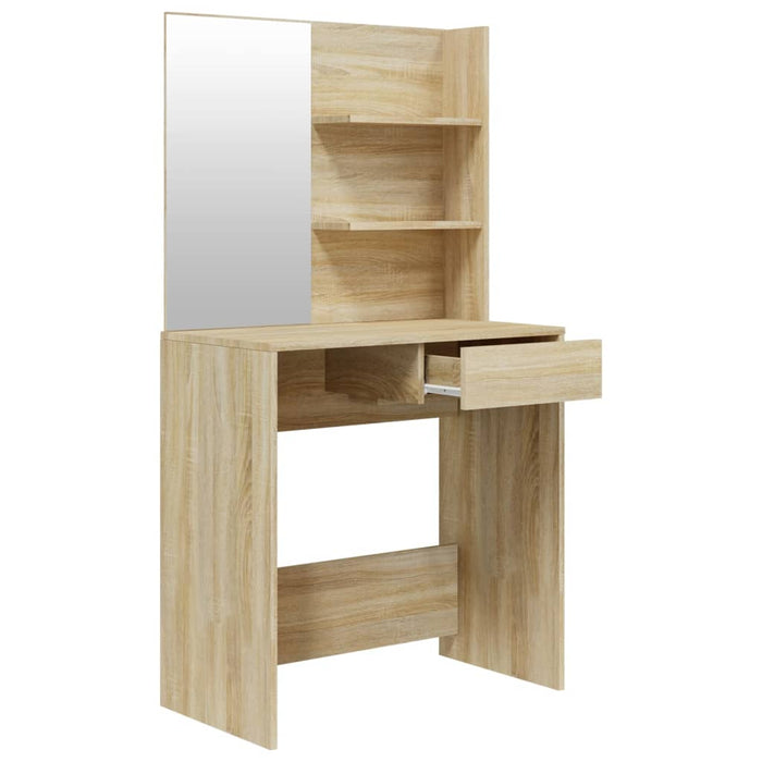 Dressing Table with Mirror Sonoma Oak