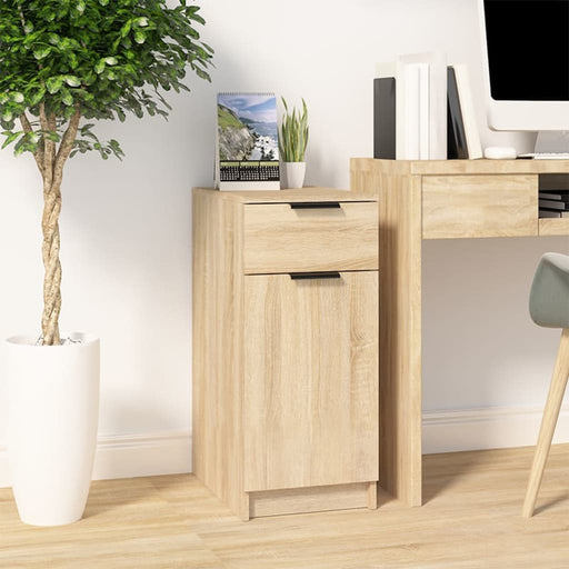 Desk Cabinet Sonoma Oak 33.5x50x75 cm Engineered Wood.