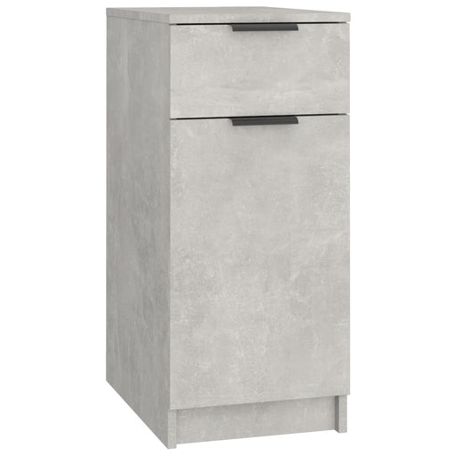 Desk Cabinet Concrete Grey 33.5x50x75 cm Engineered Wood.