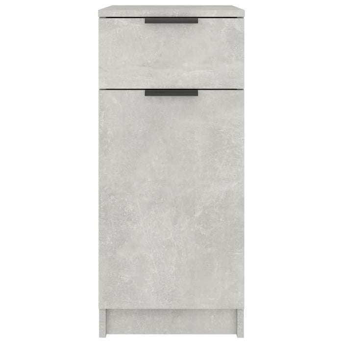 Desk Cabinet Concrete Grey 33.5x50x75 cm Engineered Wood.