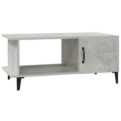 Coffee Table Concrete Grey 90x50x40 cm Engineered Wood.