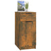 Desk Cabinet Smoked Oak 33.5x50x75 cm Engineered Wood.