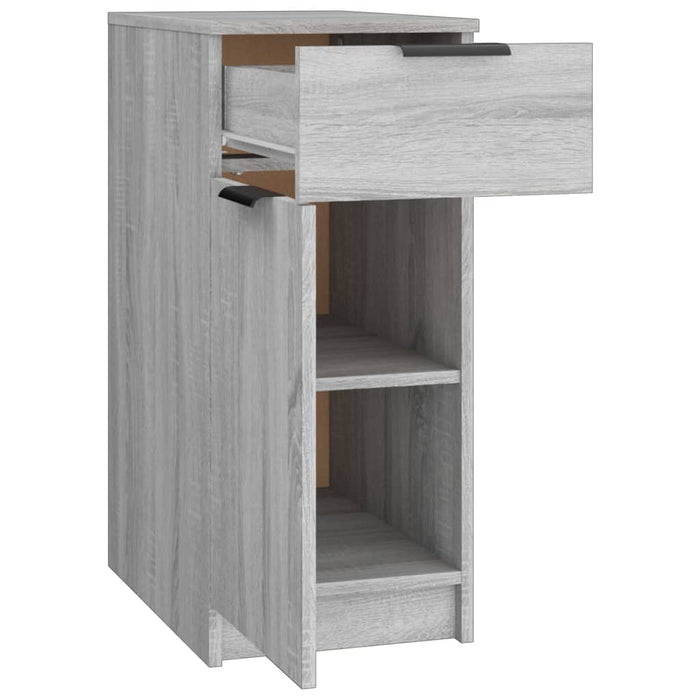 Desk Cabinet Grey Sonoma 33.5x50x75 cm Engineered Wood.