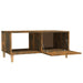 Coffee Table Smoked Oak 89,5x50x40 cm Engineered Wood.