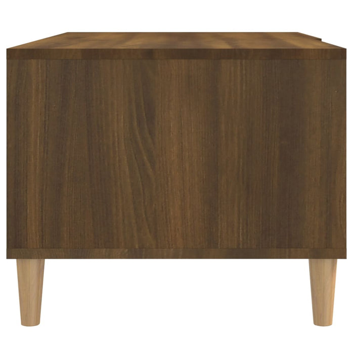Coffee Table Brown Oak 89,5x50x40 cm Engineered Wood.