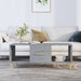 Coffee Table Grey Sonoma 102x50x40 cm Engineered Wood.