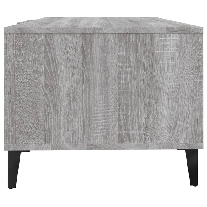 Coffee Table Grey Sonoma 102x50x40 cm Engineered Wood.