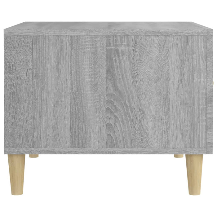 Coffee Table Grey Sonoma 50x50x40 cm Engineered Wood.