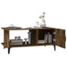 Coffee Table Smoked Oak 90x50x40 cm Engineered Wood.