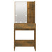 Dressing Table with LED Smoked Oak 60x40x140 cm.