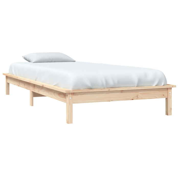 Bed Frame 100x200 cm Solid Wood Pine.