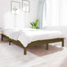 Bed Frame Honey Brown 120x200 cm Solid Wood Pine.