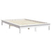 Bed Frame White 120x190 cm Solid Wood Pine 4FT Small Double.