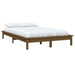 Bed Frame Honey Brown 120x190cm Solid Wood Pine 4FT Small Double.