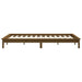 Bed Frame Honey Brown 135x190 cm Solid Wood Pine 4FT6 Double.