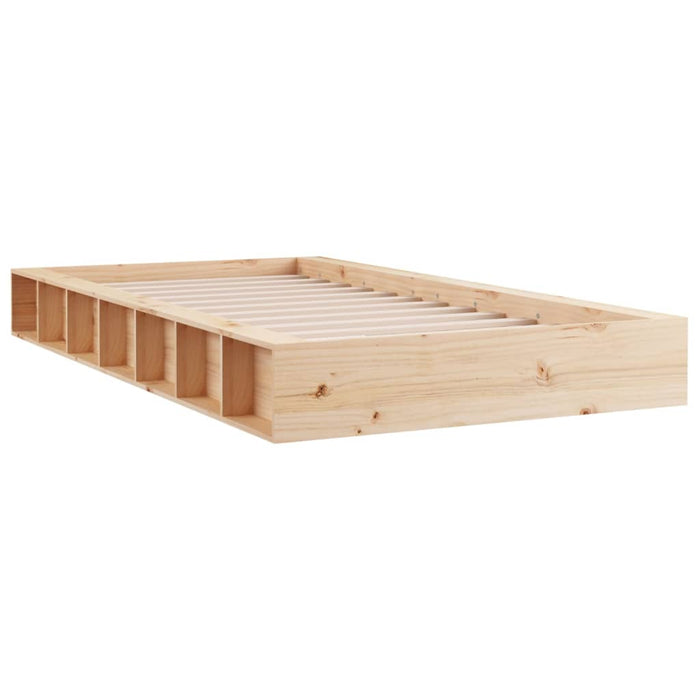 Bed Frame 75x190 cm 2FT6 Small Single Solid Wood.
