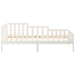 Day Bed White 90x190 cm Solid Wood Pine.