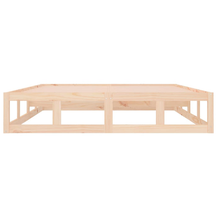 Bed Frame Solid Wood 140 cm