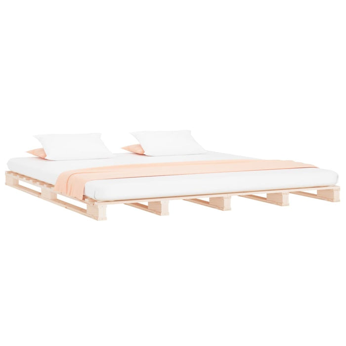 Bed Frame 120x190 cm Solid Wood Pine 4FT Small Double.
