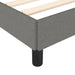 Bed Frame Dark Grey 135x190 cm 4FT6 Double Fabric.